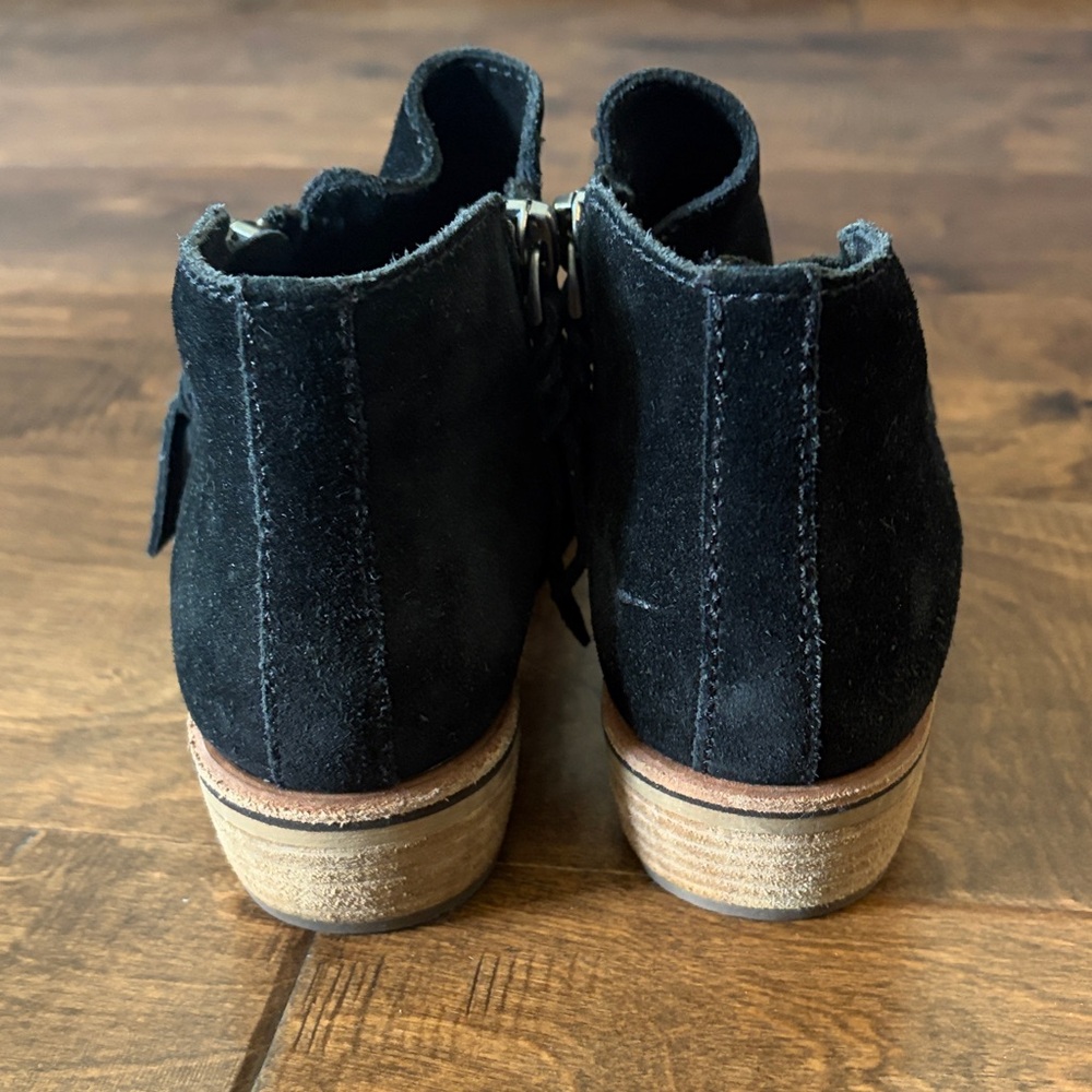 Dolce Vita Black Suede Sutton Bootie - 8 - Picture 8 of 8